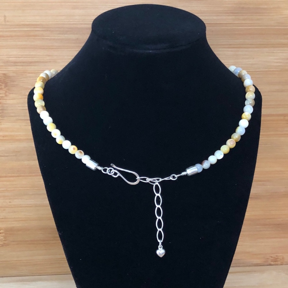 $64  Jay King Estate Necklace  Natural Genuine Stones  Marked DRT 925 CHINA - Picture 2 of 5